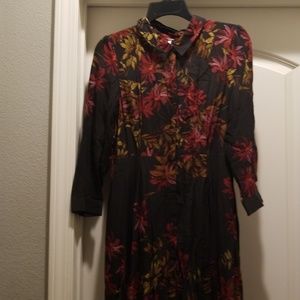 Womens 3/4 sleeves beautiful dress Free people 6